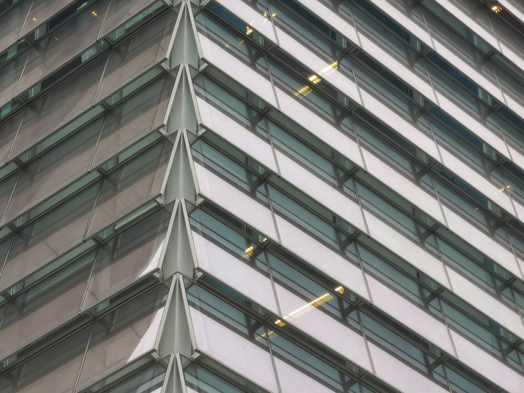 Fenêtres d'un bâtiment tertiaire